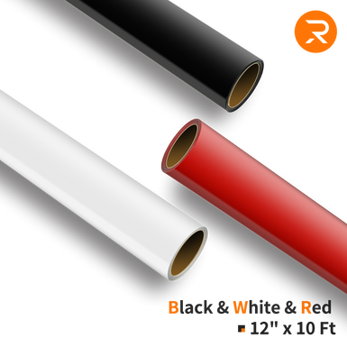 Heat Transfer Vinyl Bundle - 12"x10 Ft (3 Assorted Colors)