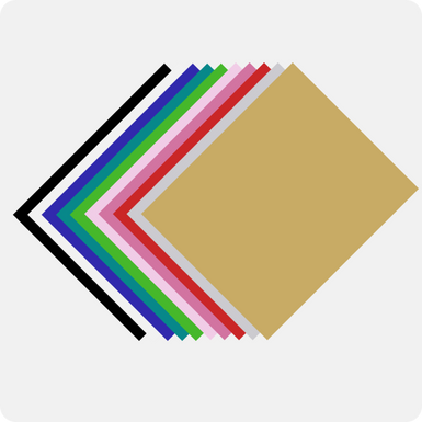 HTV Vinyl Bundle - 12"x10" 10 Pack(10 Assorted Colors)