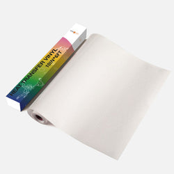 UK-White Glitter Heat Transfer Vinyl Roll for Sublimation - 10" x 6 Ft （2 Colors）