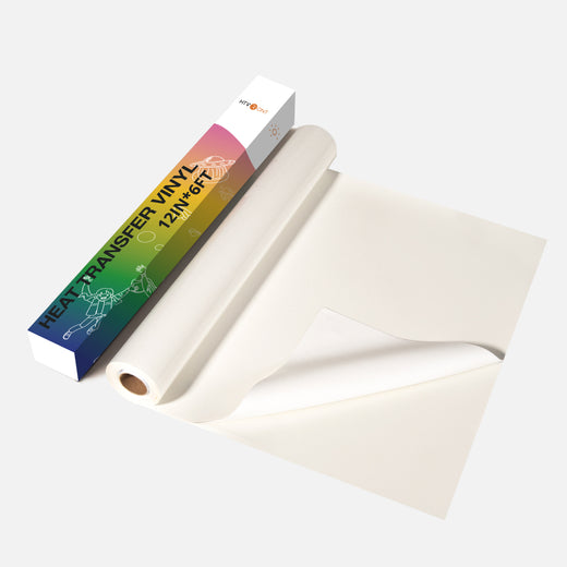 UK-Flock HTV Heat Transfer Vinyl-12" x 6FT（2 colors）