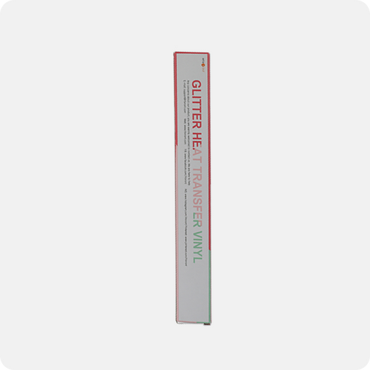 UK-Glitter Heat Transfer Vinyl Roll - 10"x5 Ft (8 Colors)