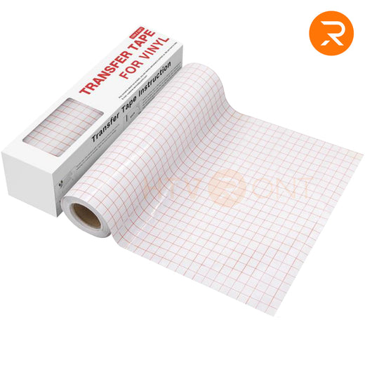UK-Clear Vinyl Transfer Tape Roll - 12"x5 Ft