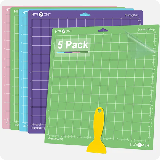 UK-Cutting Mat Bundle - 12" x 12" 5 Pack (4 Assorted Colors)