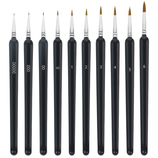 [LOKLiK iPaint] Mini Detail Paintbrush Set（10pcs）