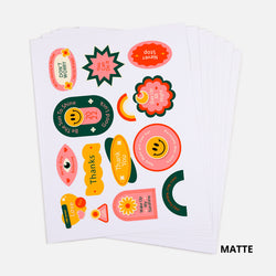UK-Sublimation Waterproof Sticker Paper Matte - 20 Pcs