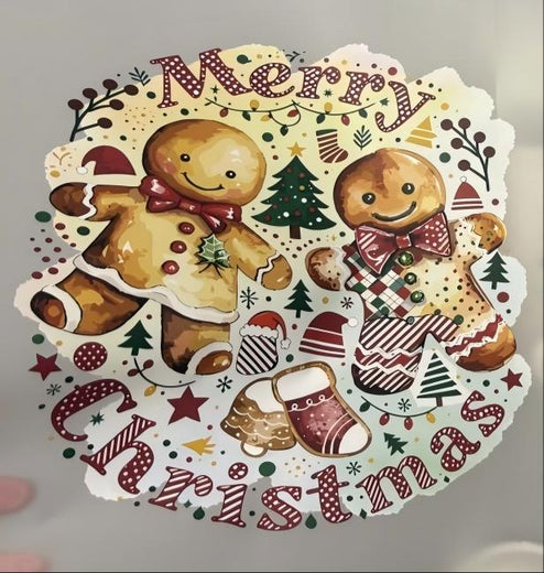 Pre-printed DTF Transfer Film, Christmas Pattern, 12" × 10", 20 Sheets