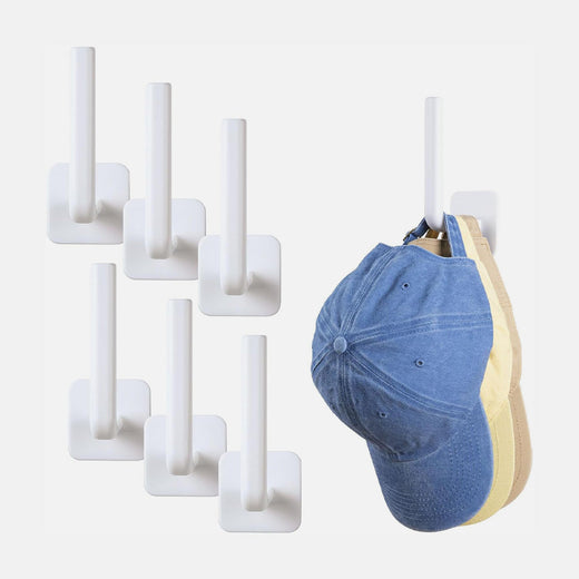 UK-Cap Hangers Holder For Wall - 6pcs