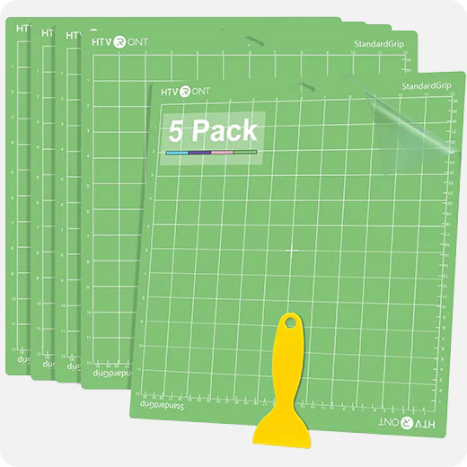UK-Cutting Mat Bundle - 12" x 12" 5 Pack (4 Assorted Colors)