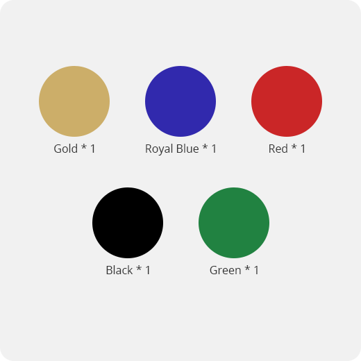 UK-Heat Transfer Vinyl Bundle - 12"x10" 5 Pack（5 Assorted Deep Colors）