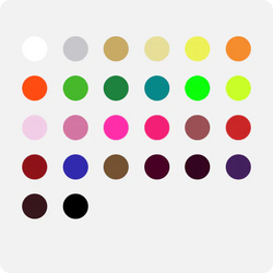 UK-Heat Transfer Vinyl Bundle - 12"x10" 36 Pack（26 Assorted Colors）