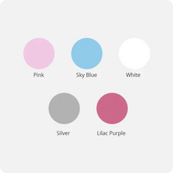 UK-Heat Transfer Vinyl Bundle - 12"x10" 5 Pack（5 Assorted Light Colors）