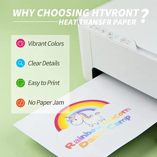 UK-Light Heat Transfer Paper - 8.5" X 11" 6 Pack