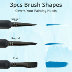 UK-[LOKLiK iPaint]Paintbrush Set（3pcs）