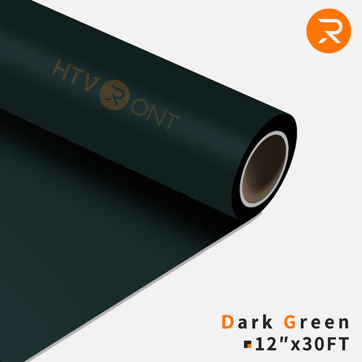 UK-Heat Transfer Vinyl Roll - 12"x30 Ft (36 Colors）