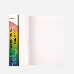 UK-3D Puff Vinyl Heat Transfer - 10" x 6ft Puff HTV Vinyl Roll for T Shirts