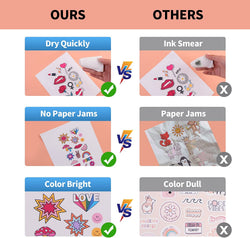 UK-Glossy Printable Vinyl Bundle - 8.5"x11" 30 sheets