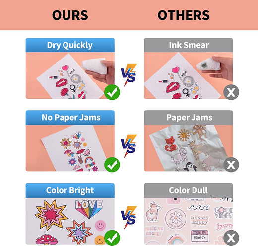 UK-Glossy Printable Vinyl Bundle - 8.5"x11" 30 sheets
