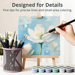 UK-[LOKLiK iPaint] Mini Detail Paintbrush Set（10pcs）