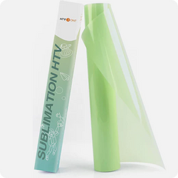 UK-Clear Sublimation HTV for Light Fabric - 12" X 5FT