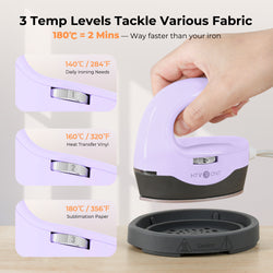 HTVRONT H1 Mini Heat Press Machine, Small & Portable