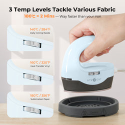 HTVRONT H1 Mini Heat Press Machine, Small & Portable
