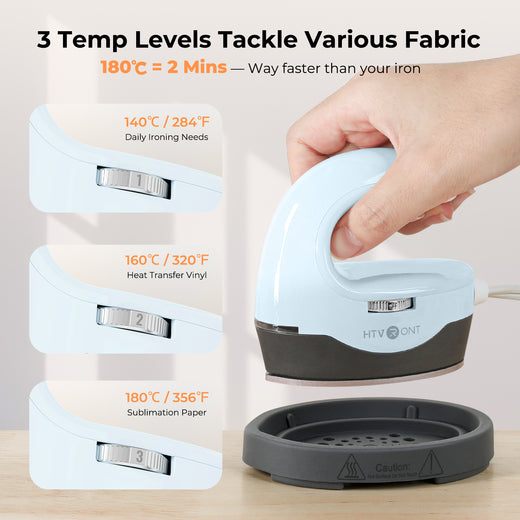 HTVRONT H1 Mini Heat Press Machine, Small & Portable