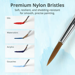UK-[LOKLiK iPaint] Mini Detail Paintbrush Set（10pcs）