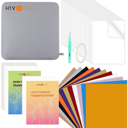 HTVRONT 52Pcs Heat Press Accessories for Cutting Machine Easy Press Heat Press Supplies Heat Press mat Sublimation Paper Heat Transfer Paper