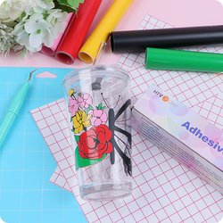 UK-Permanent Adhesive Vinyl Roll - 12"x5 Ft （35 Colors)