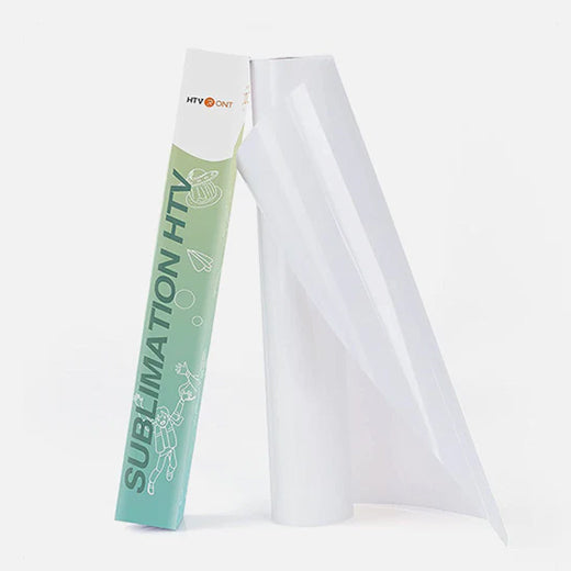 UK-Clear Sublimation HTV for Light Fabric - 12" X 5FT