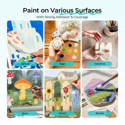 UK-[LOKLiK iPaint]48 Colors Acrylic Paint Set (3ml each) *1