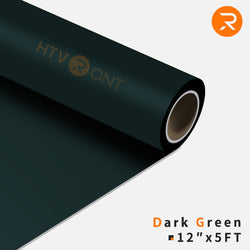 UK-Heat Transfer Vinyl Roll - 12"x5 Ft (36 Colors）