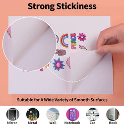 Glossy Printable Vinyl Bundle - 8.5"x11" 10 sheets