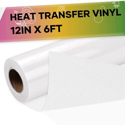 UK-Flock HTV Heat Transfer Vinyl-12" x 6FT（2 colors）