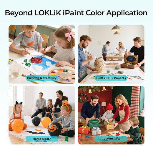 UK-[LOKLiK iPaint]48 Colors Acrylic Paint Set (3ml each) *1