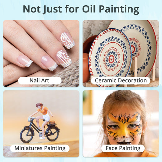 UK-[LOKLiK iPaint] Mini Detail Paintbrush Set（10pcs）