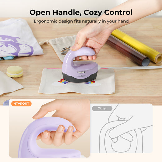 HTVRONT H1 Mini Heat Press Machine, Small & Portable