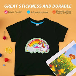 UK-Heat Transfer Paper for Dark Fabric - 8.5" X 11" 6 Pack