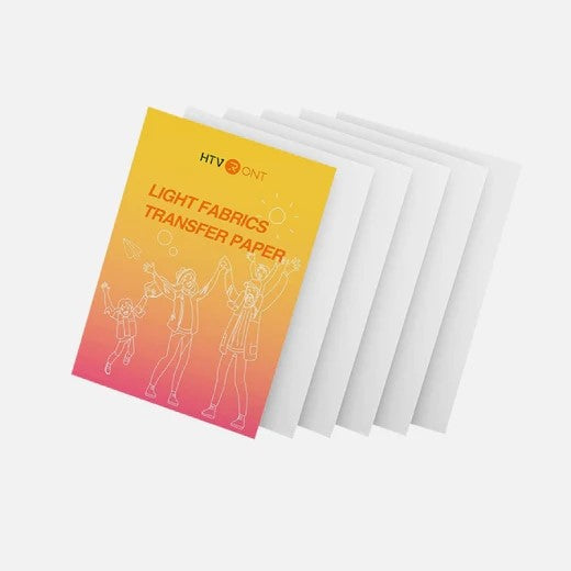 UK-Light Heat Transfer Paper - 8.5" X 11" 6 Pack