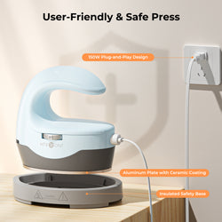 HTVRONT H1 Mini Heat Press Machine, Small & Portable