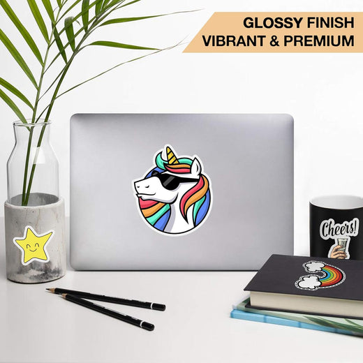 HTVRONT Printable Vinyl for Inkjet Printer & Laser Printer, 40 Pcs Glossy Sticker Paper for Printers, Waterproof & Dry Quickly Printable Vinyl Sticker Paper for HP, Epson and Other Printers - 8.5"x11"