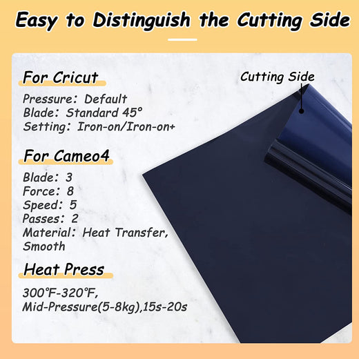 UK-Flock HTV Heat Transfer Vinyl-12" x 6FT（2 colors）