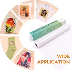 UK-150pcs Sublimation Paper & 10FT Sublimation HTV Bundle