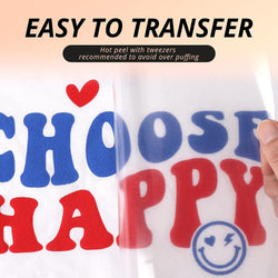 UK-3D Puff Vinyl Heat Transfer - 10" x 6ft Puff HTV Vinyl Roll for T Shirts
