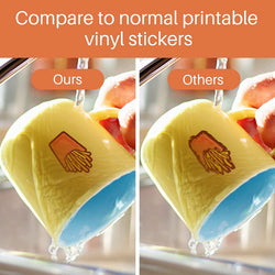 UK-Sublimation Waterproof Sticker Paper Matte - 20 Pcs
