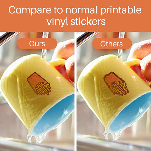 UK-Sublimation Waterproof Sticker Paper Glossy - 20 Pcs