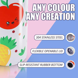 UK-Sublimation Tumbler Blank with Sublimation Paper -  Skinny Straight - 20 OZ（ 4 Pack）