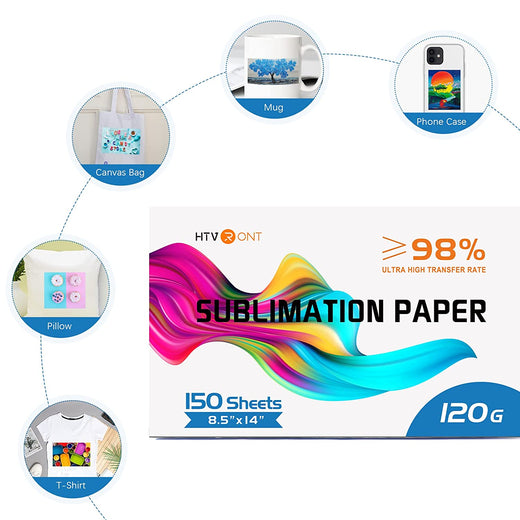 UK-Sublimation Paper - 8.5"x14" 150 Sheets