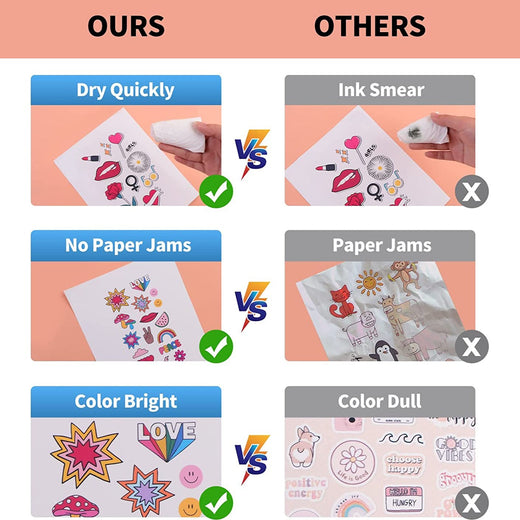 Glossy Printable Vinyl Bundle - 8.5"x11" 10 sheets