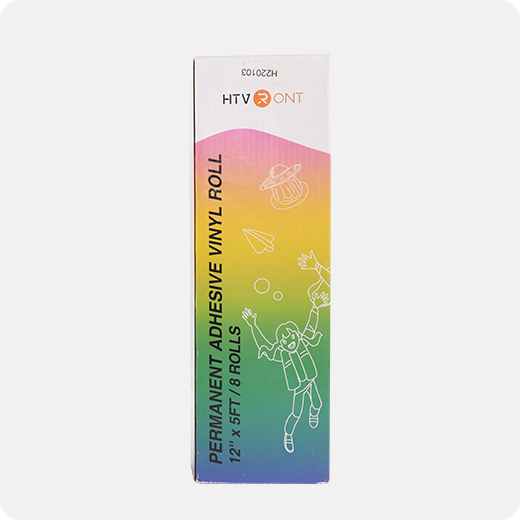 UK-Adhesive Vinyl Roll Bundle - 12" x 5 FT (8 Assorted Colors）